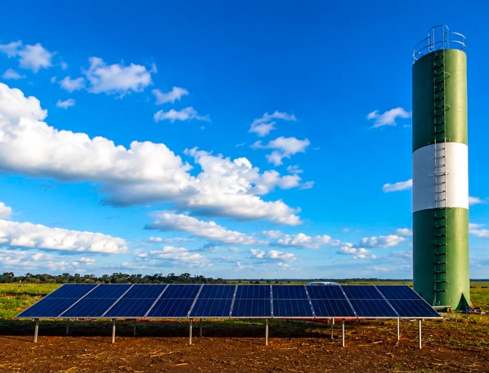 Bombeo solar — instalación de SK Solar Bolivia