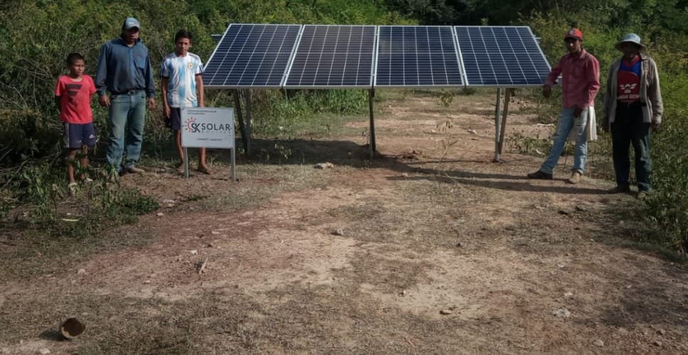 Instalación de bombeo solar para comunarios — zona San Ignacio–Concepción