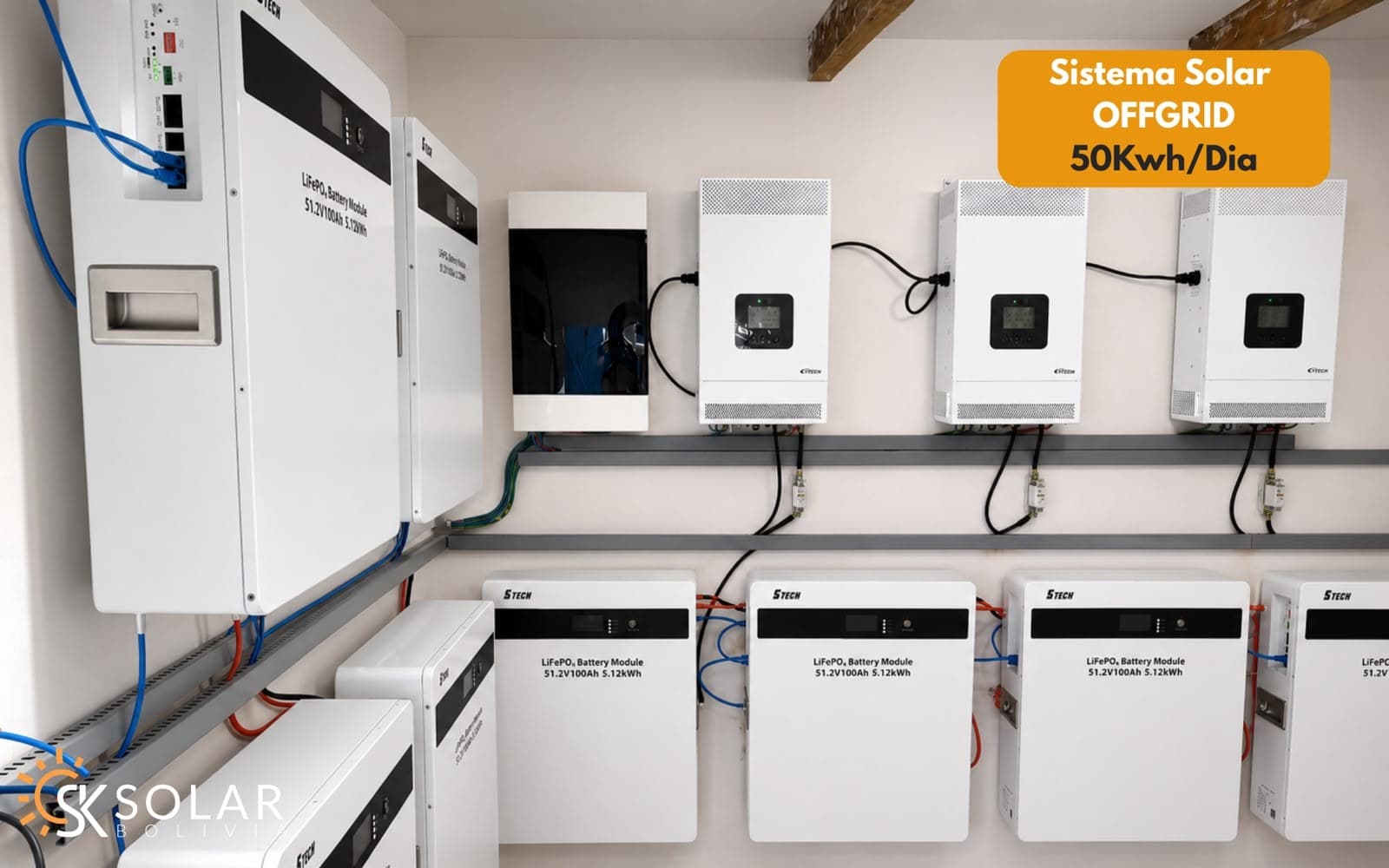 Sistema off-grid de 50 kWh/día — Uyuni